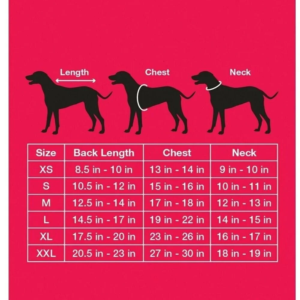 NWT Family Pajamas 100% Cotton Dog Pet Bandana, Red Christmas, L to XL